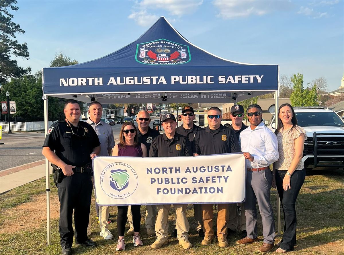 Jason at a North Augusta Public Safety Foundation event.