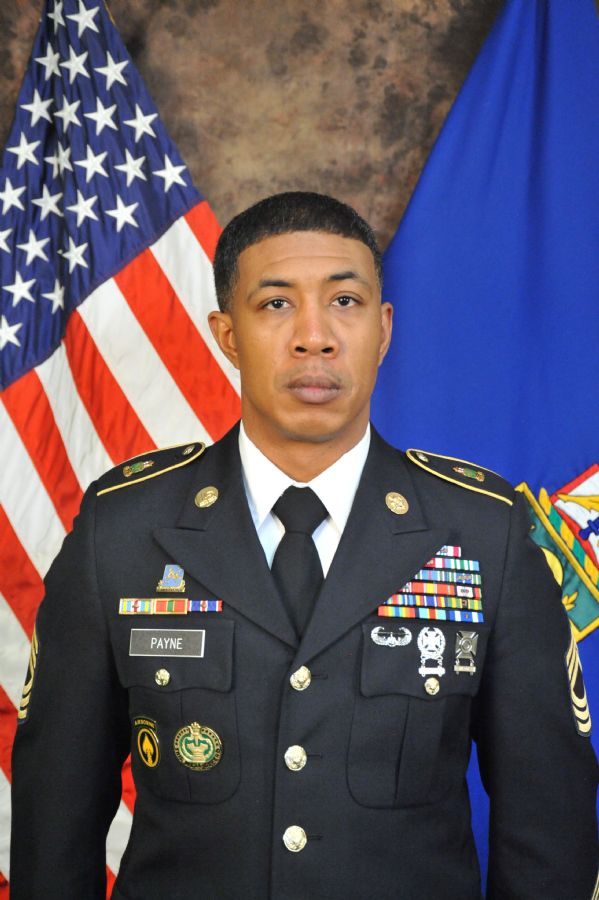 Jason at the U.S. Army Sergeants Major Academy.